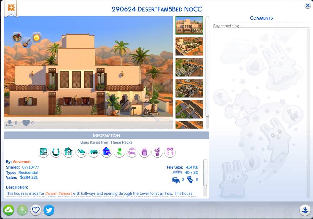 Thumbnail Packs and General info