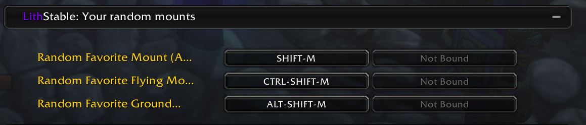 Keybinding