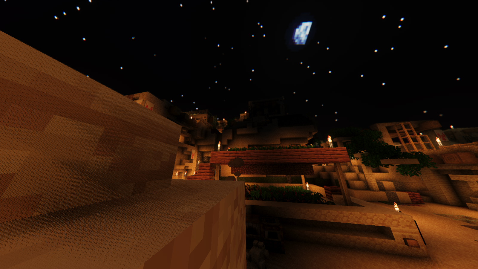 Thumbnail Night Time Desert Village