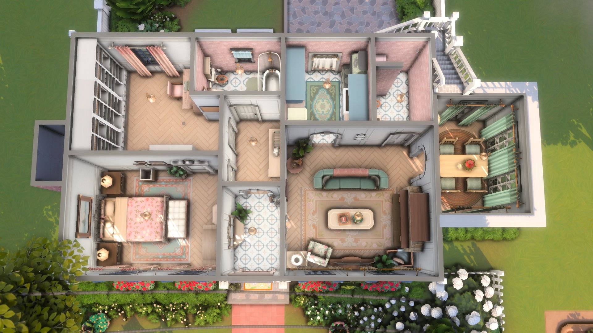 Cute Small Home - Gallery - The Sims 4 Rooms / Lots - CurseForge