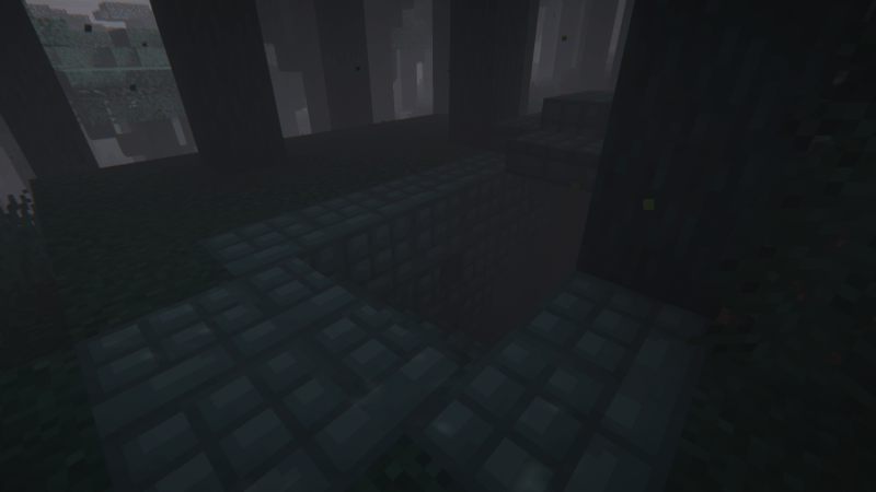 Thumbnail The Haunted Temple Structure you might stumble upon while exploring the Haunted Woods paired with the Insanity Shader.