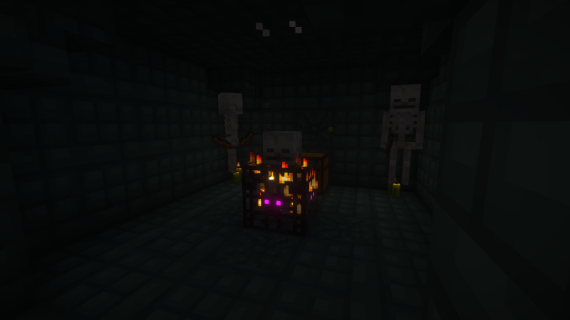 Thumbnail A Spawner in the Haunted Temple paired with the Complementary Reimagined Shader