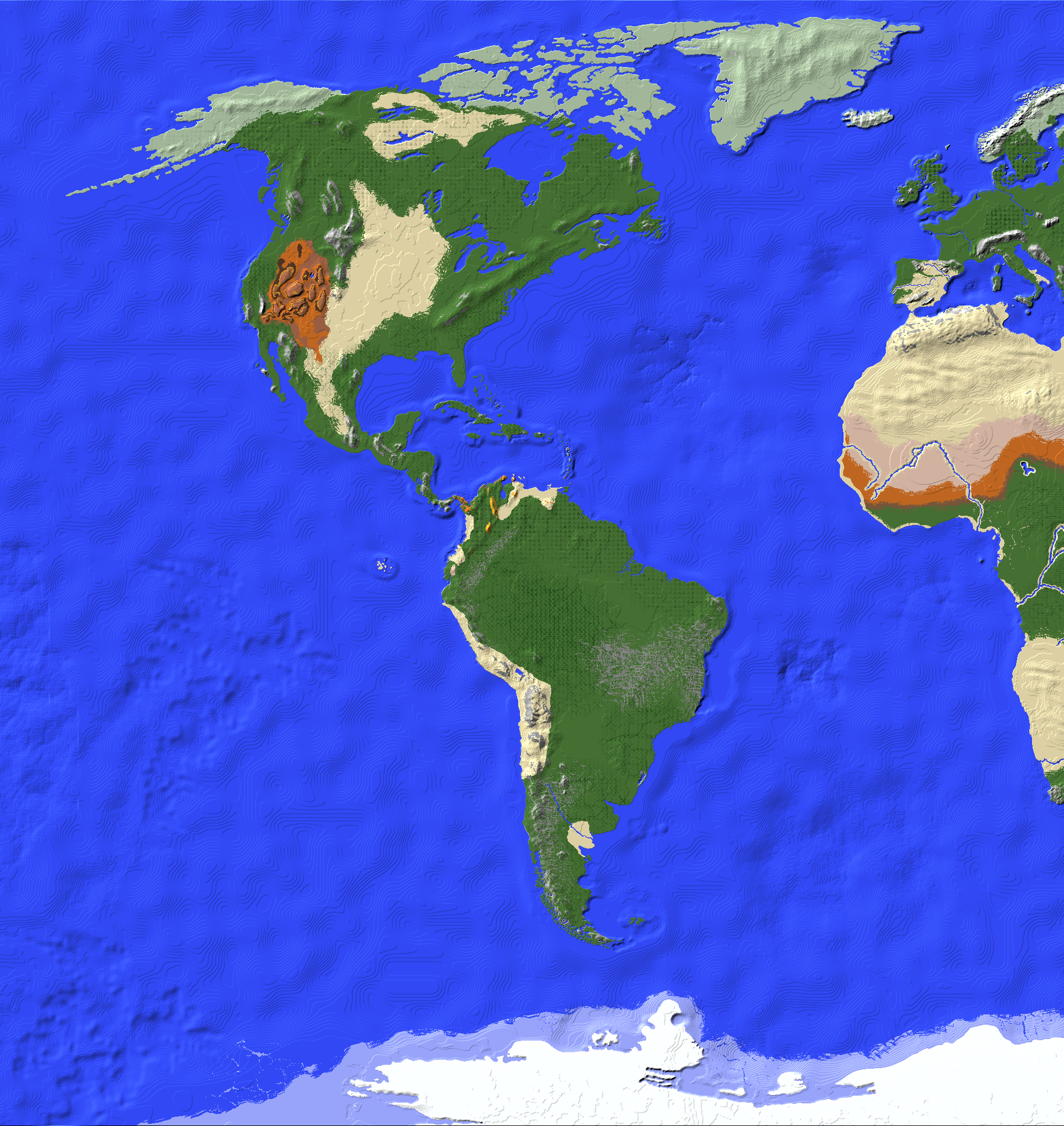 Скачати мод Earth map (World)