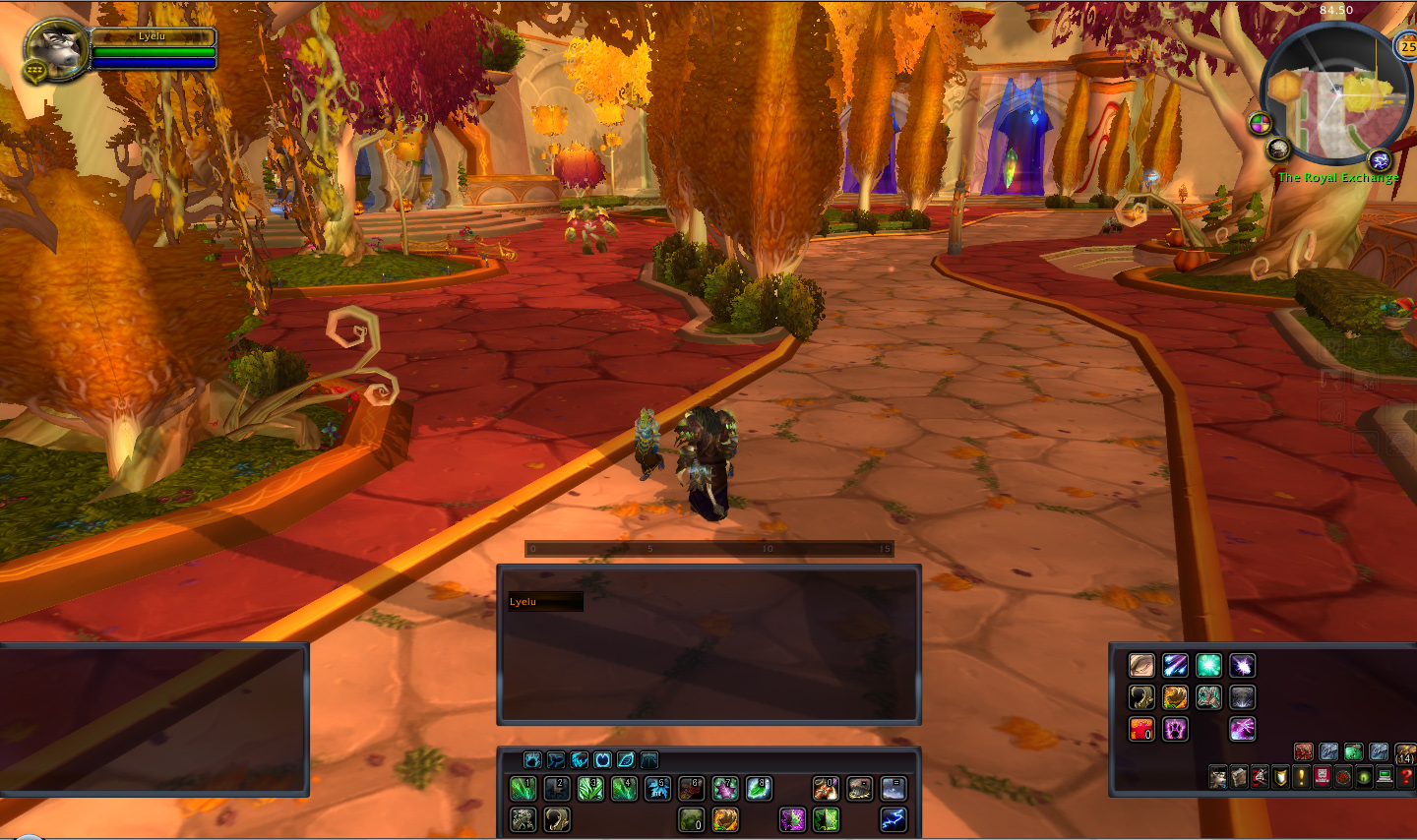 Sample heal panel loaded from the in-game Addons configuration menu.