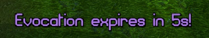 <p>Evocation expires in 5s</p>