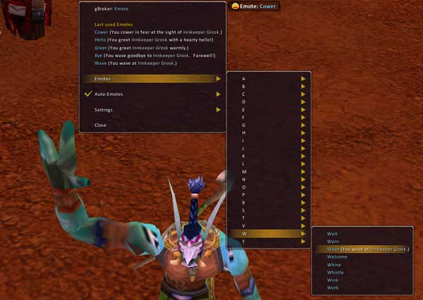 <p>Emotes sorted by first letter in the emote menu</p>