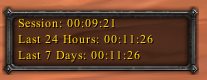 <p>The always shown micro-stats frame.
</p>