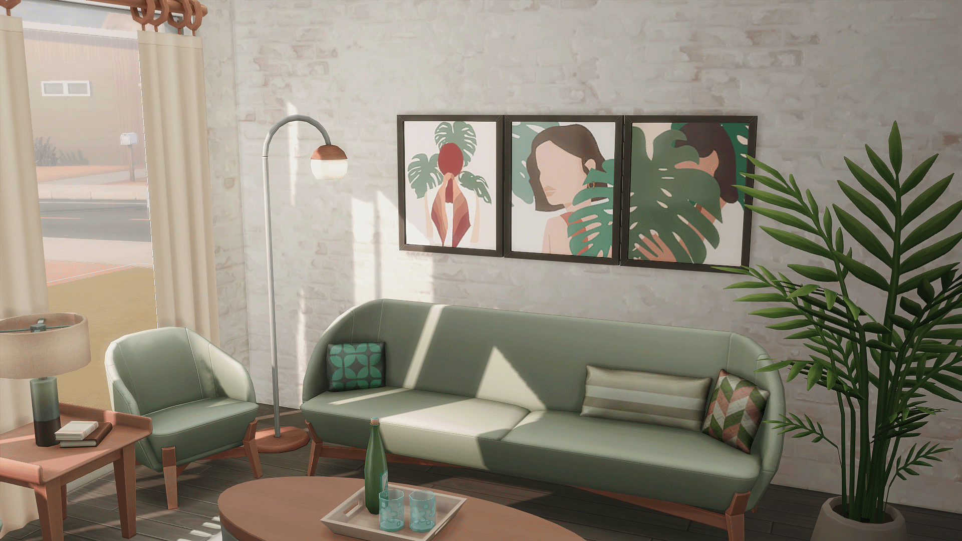 Woman in Green paintings v2 - Screenshots - The Sims 4 Build / Buy ...