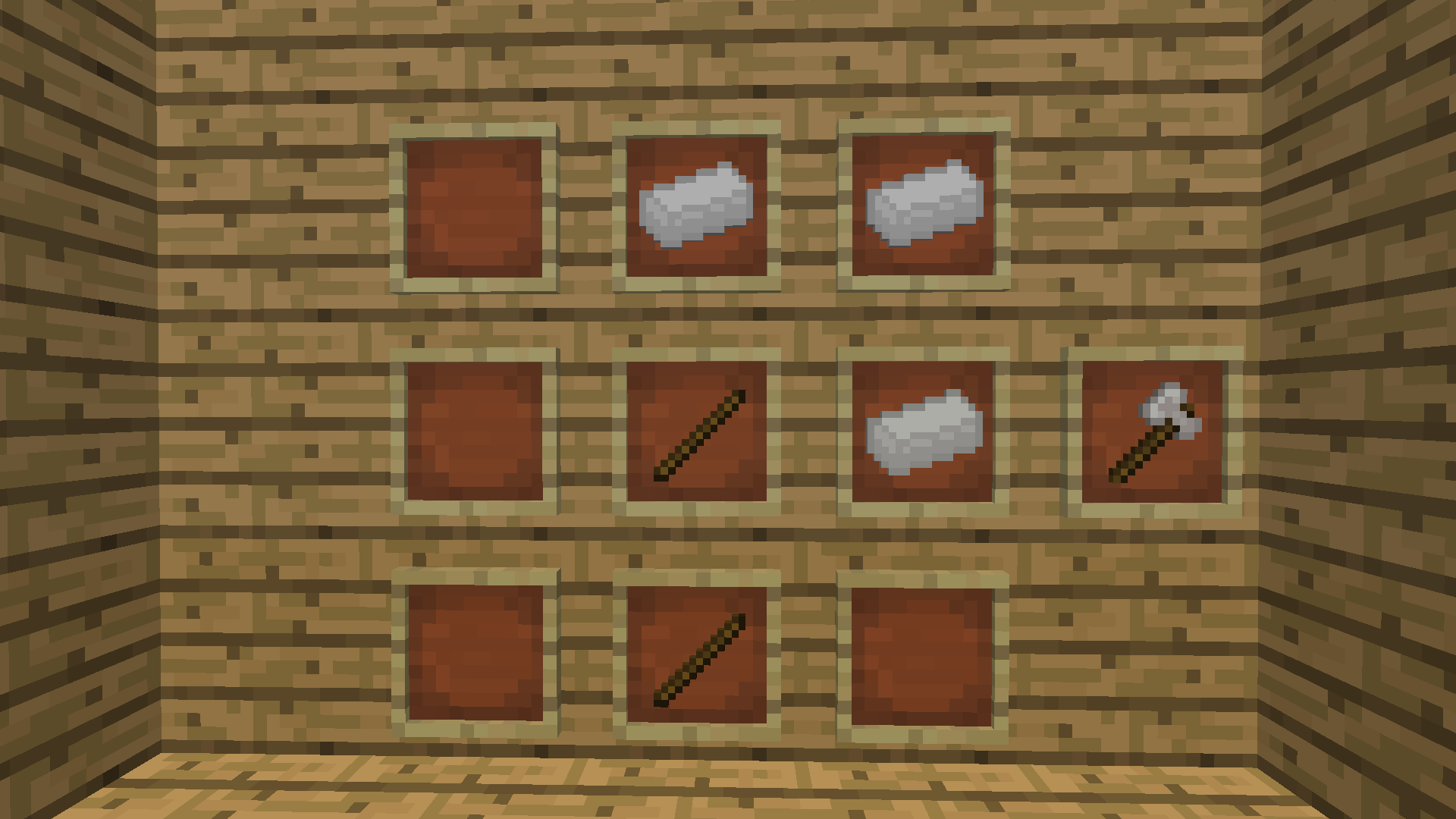 Thumbnail This is the Steel Axe Recipe.