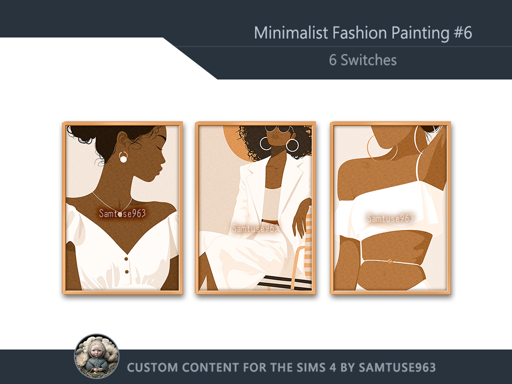 
Minimalist Fashion Painting #6 Sellable Extra A Samtuse963