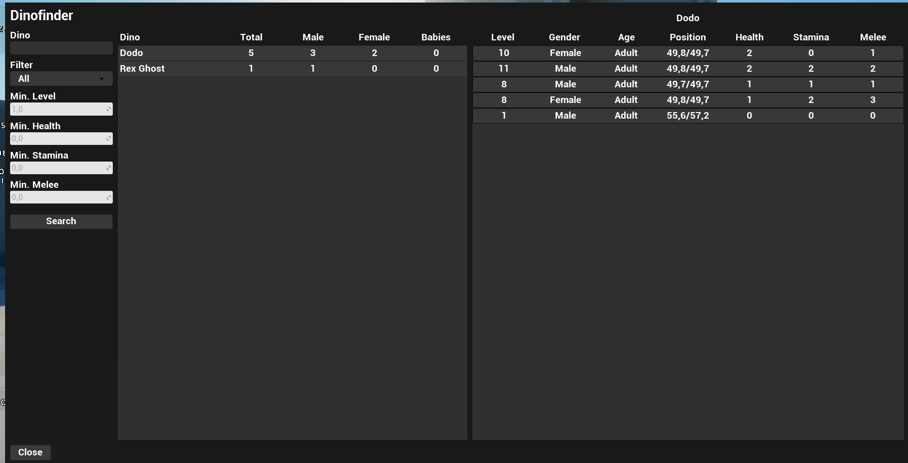 dinofinder-search-for-wild-dinos-ark-survival-ascended-mods
