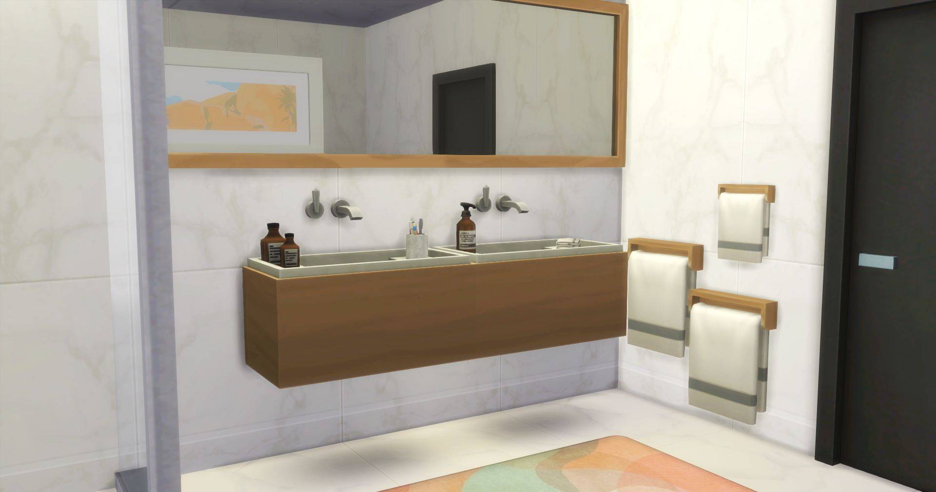 Creamy Luxe Bathroom - The Sims 4 Rooms / Lots - CurseForge