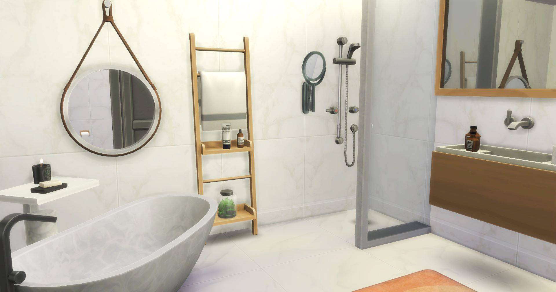 Creamy Luxe Bathroom - The Sims 4 Rooms / Lots - CurseForge