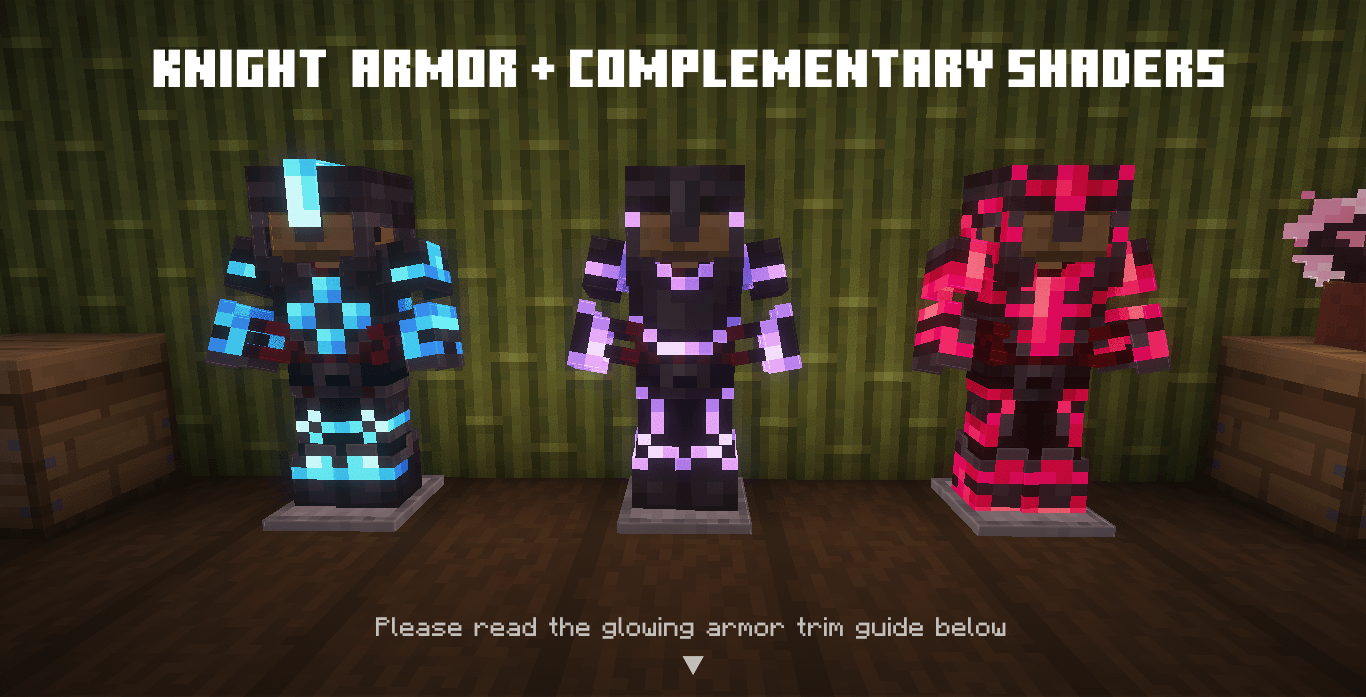 Complementary shaders glowing trims 