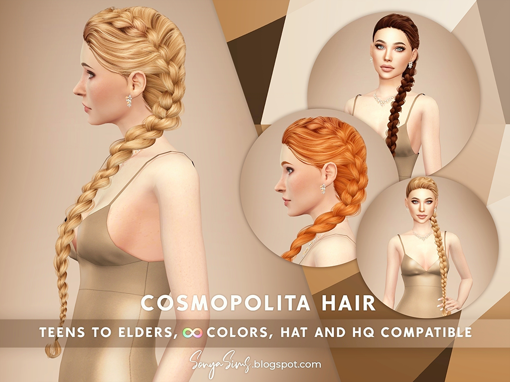 ウェイトのある人！SIMS harmony 144cm 新品バインセット SONYASIMS - COSMOPOLITA HAIR - The Sims 4 Create a Sim - CurseForge