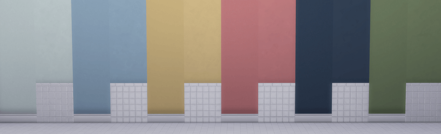 Sampler of the paint options