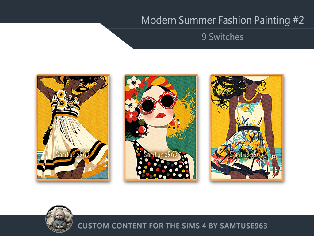 
Modern Summer Fashion Painting #2 Sellable Extra A Samtuse963