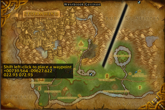 <p>waypoint route and tooltip</p>