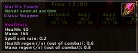 <p>RealStats on mar'li's touch</p>