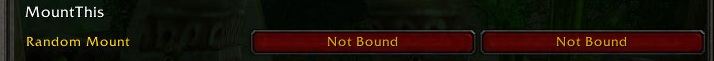 <p>Key bindings allow you to bind the random mount functionality rather than creating a macro. (/mountrandom does work though)</p>