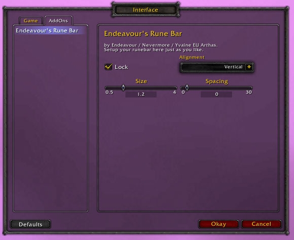 <p>The simple options menu.
</p>