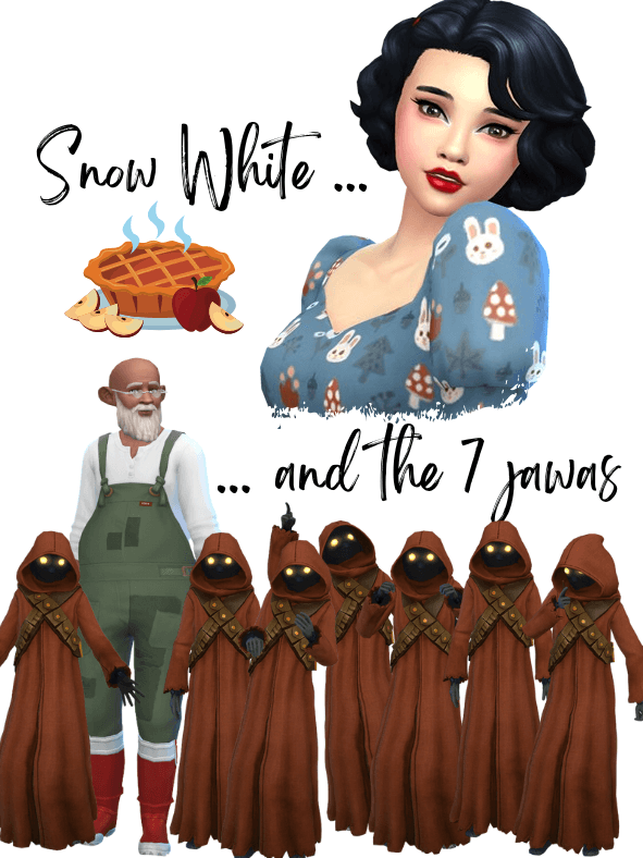 Snow White and the 7 Jawas