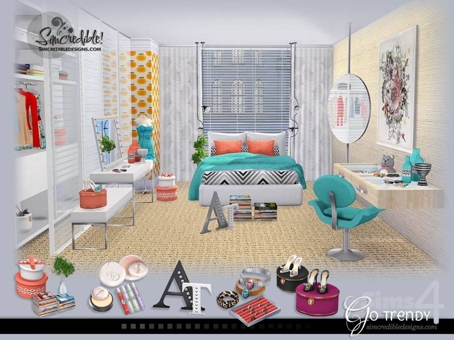 Go Trendy Bedroom 🛏 - Screenshots - The Sims 4 Build / Buy - CurseForge