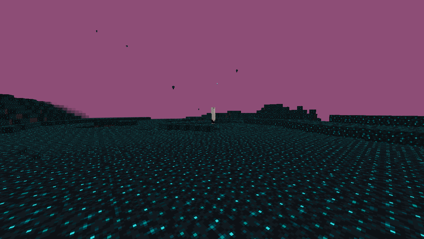 Thumbnail Dimension made of Sculk and Blackstone, were lives the Stalkers.