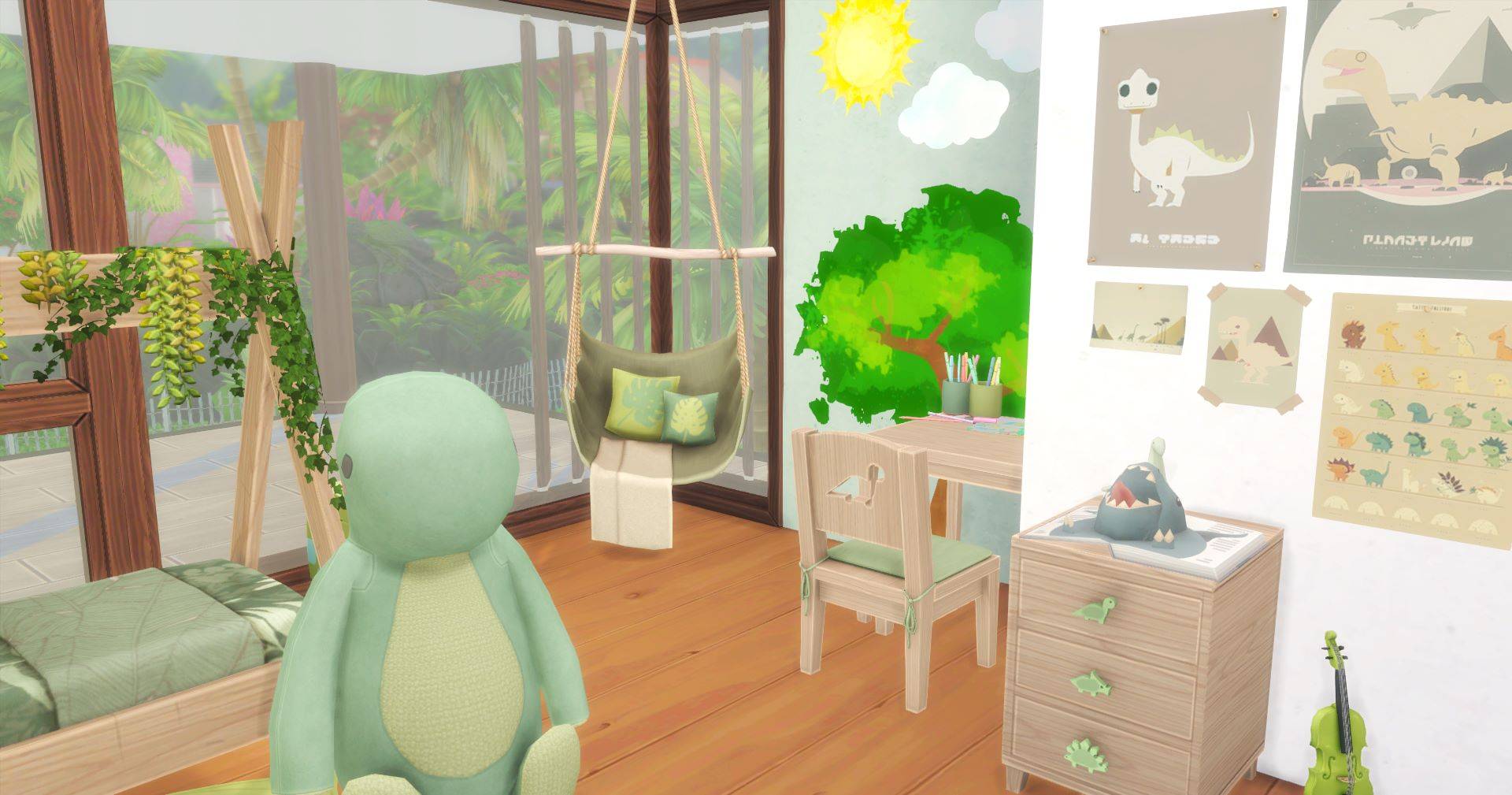 Modern Beach House - Dino Kids Room - Screenshots - The Sims 4 Rooms ...