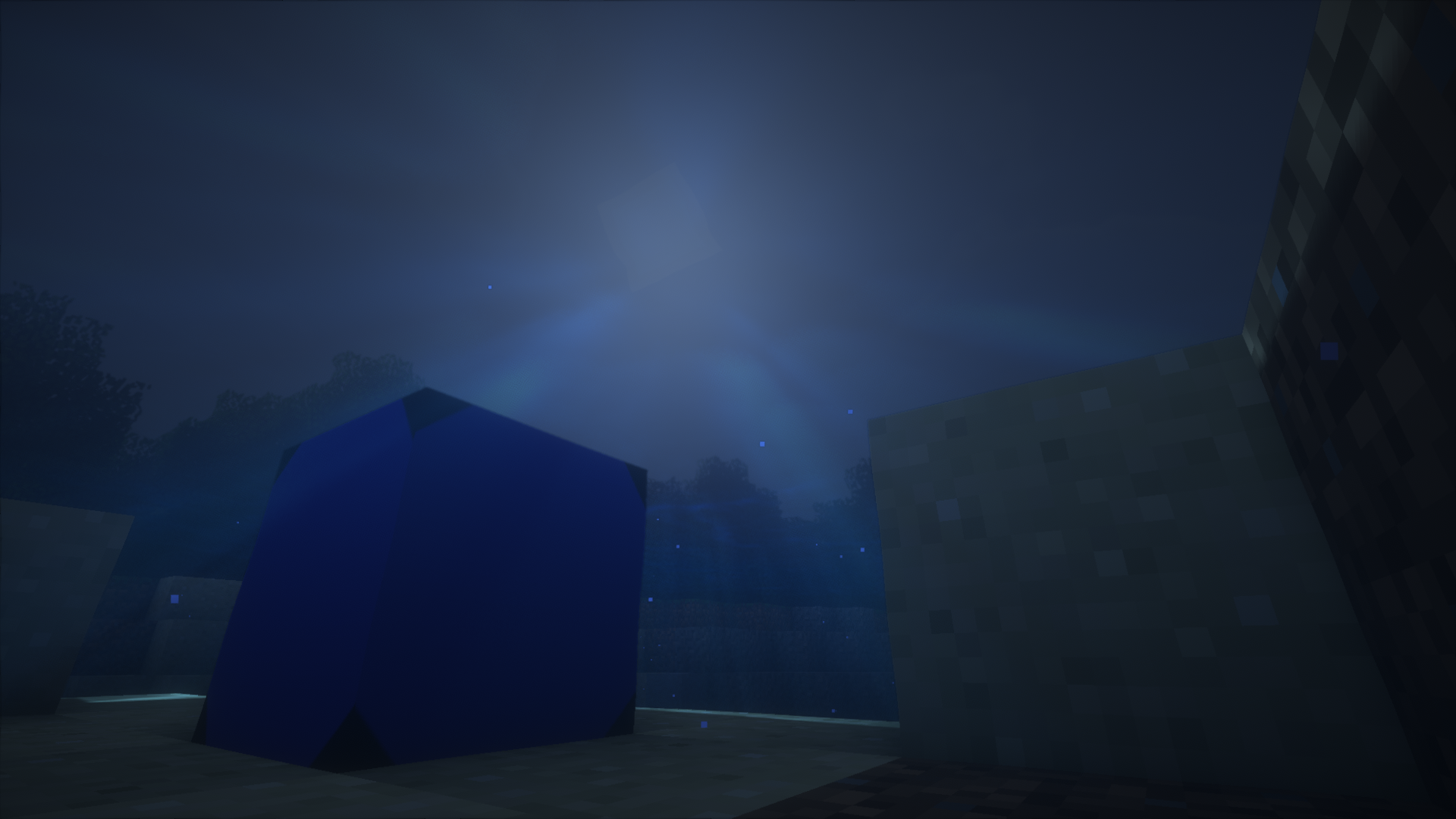 Sapphire Lucky Block under water picture 2