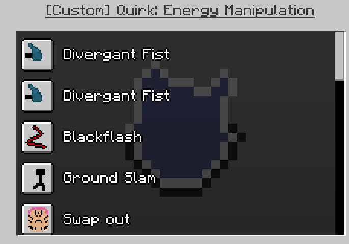 Quirk: Energy Manipulation {Custom}