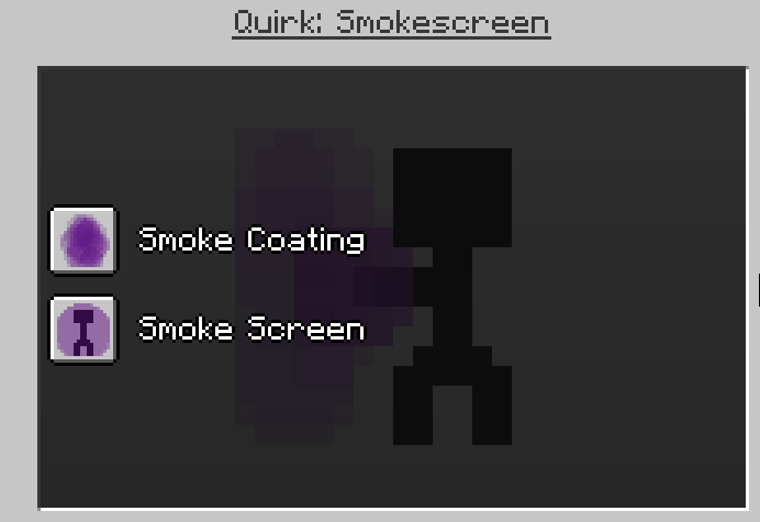 Quirk: Smokescreen