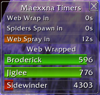 <p>Maexxna Boss Mod</p>