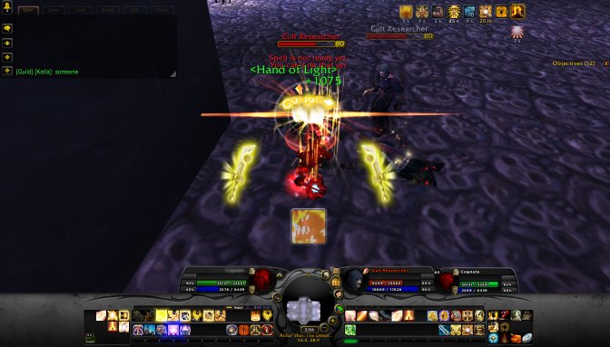 <p>Using <strong>SpartanUI</strong> and <strong>Spellflash: Healadin</strong> with <em>Retirbution (PVP/ADDS)</em> selection.</p>