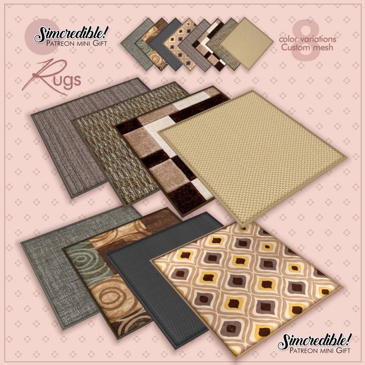 Rugs for your sims 😁 - Gallery - The Sims 4 Build / Buy - CurseForge
