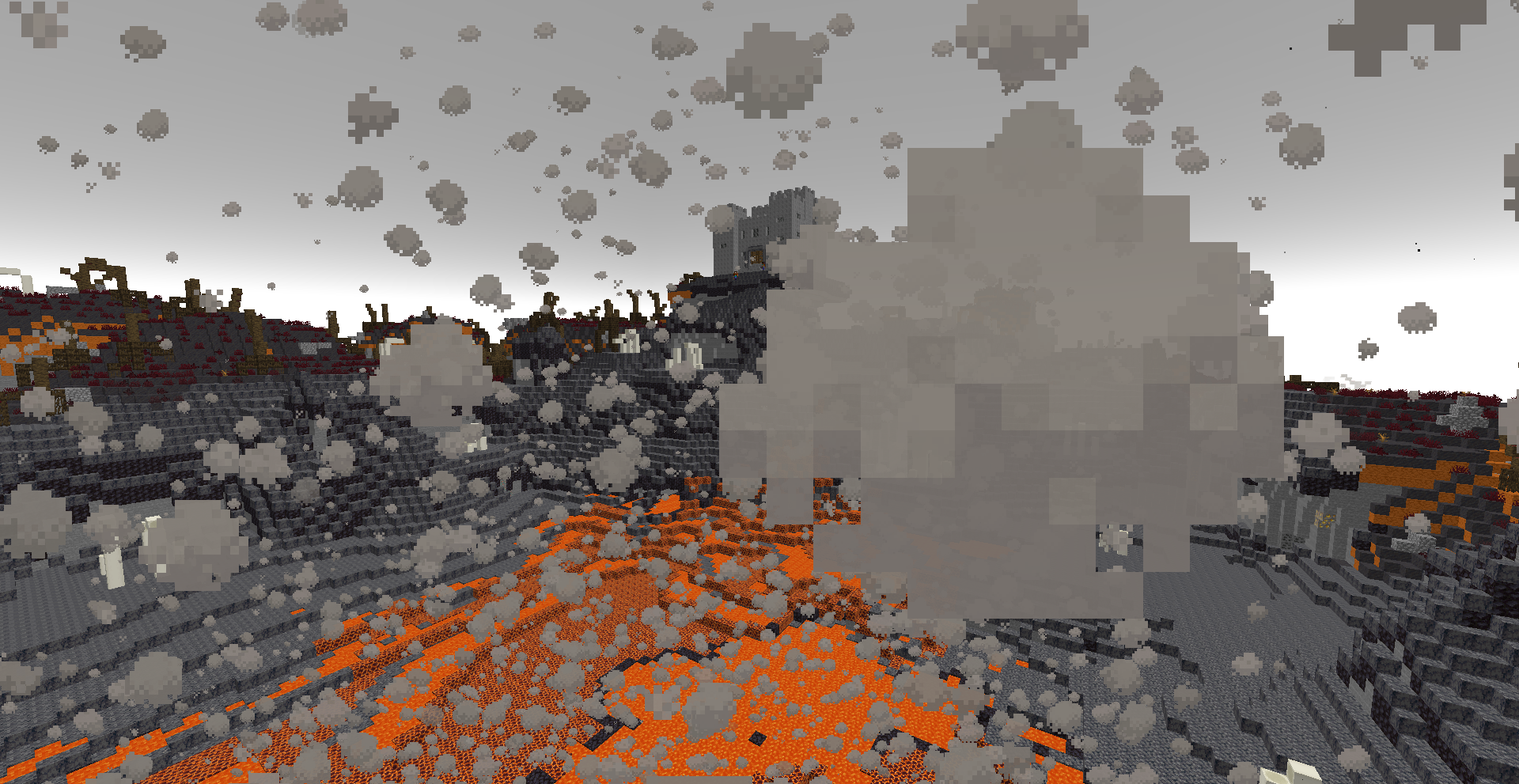 Thumbnail The Kingdom of the Volcano: The castle that holds one of the penultimate boss mobs right behind a feature that shares its name.