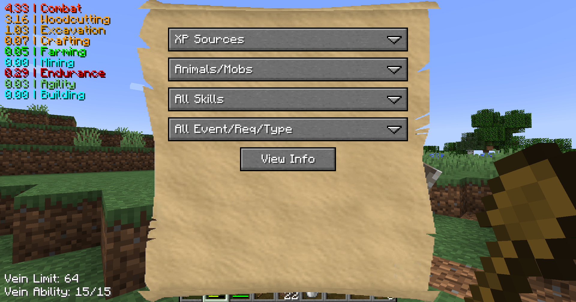 Glossary Select Menu