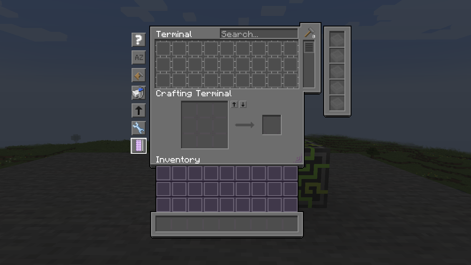 AE2 Crafting Terminal - Purple