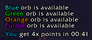 Orbs Available