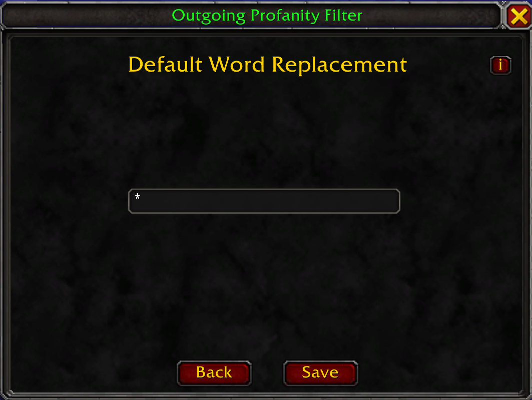 Default Replacement UI