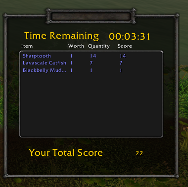 <p>This is the score frame used during the contest.</p>