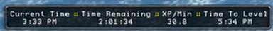 <p>XPClock details</p>