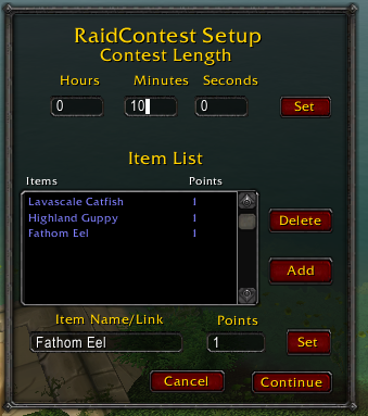 <p>This is the frame for creating a gathering contest.</p>