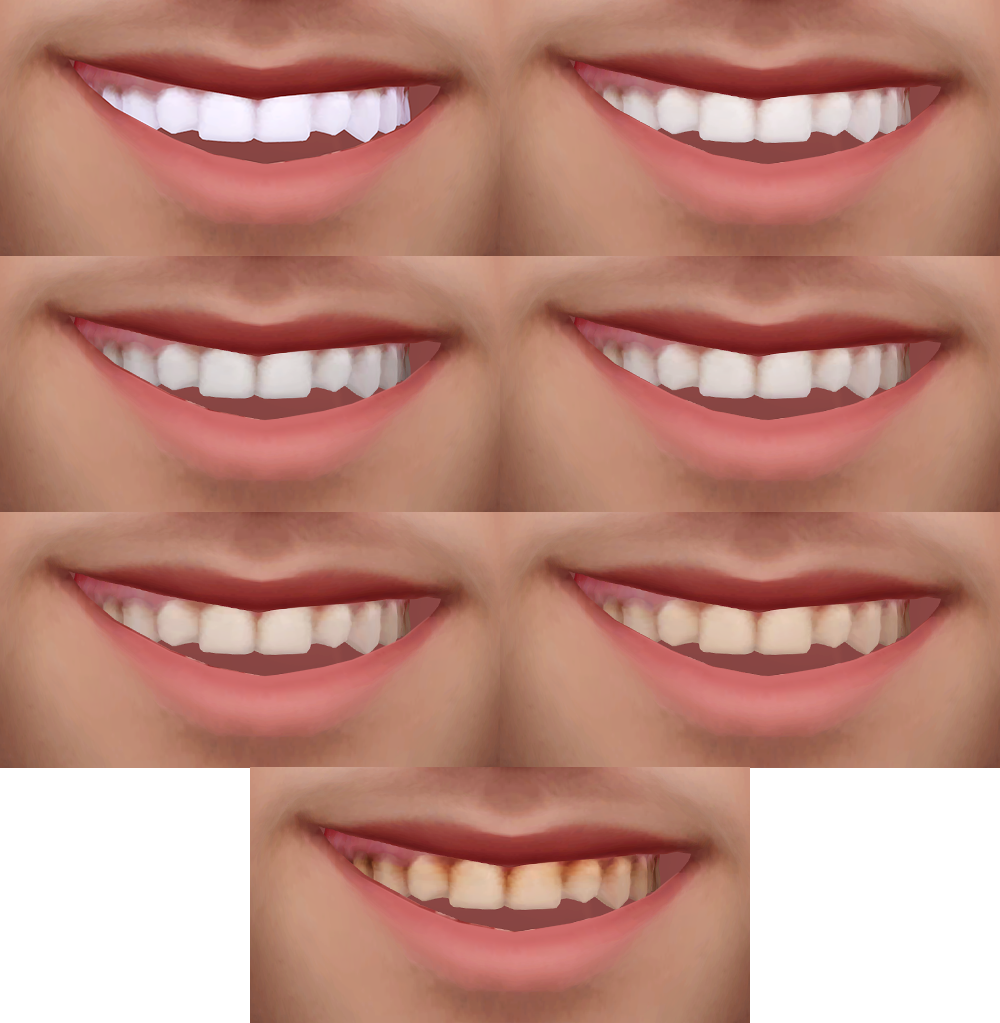 Hollywood 3D Teeth - Gallery - The Sims 4 Create a Sim - CurseForge