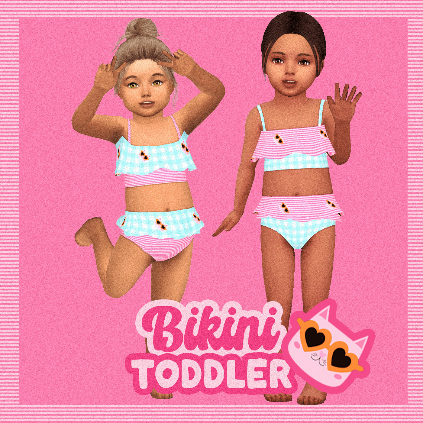 Cat Bikini Toddler