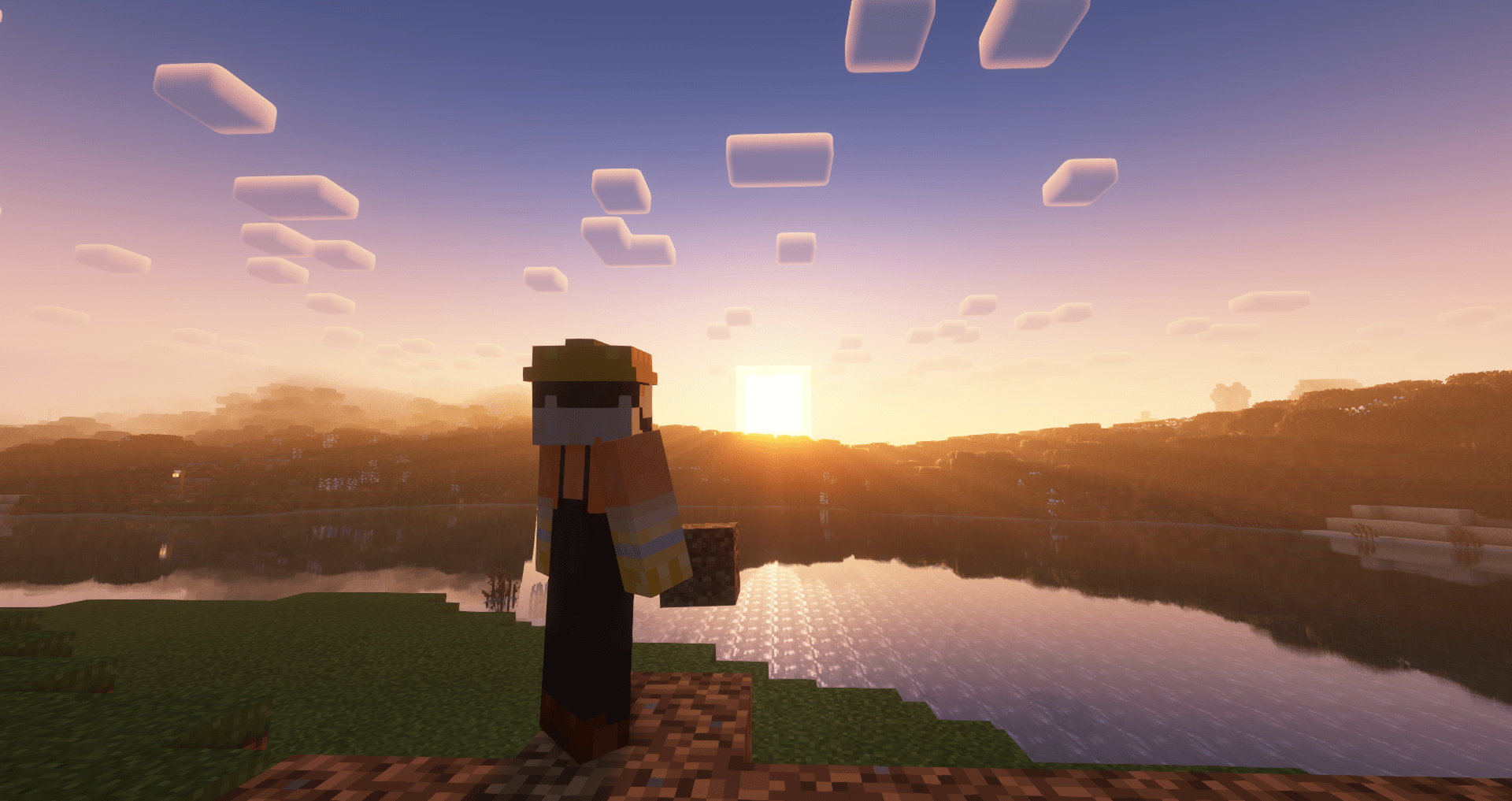 Thumbnail Building while watching the sunset