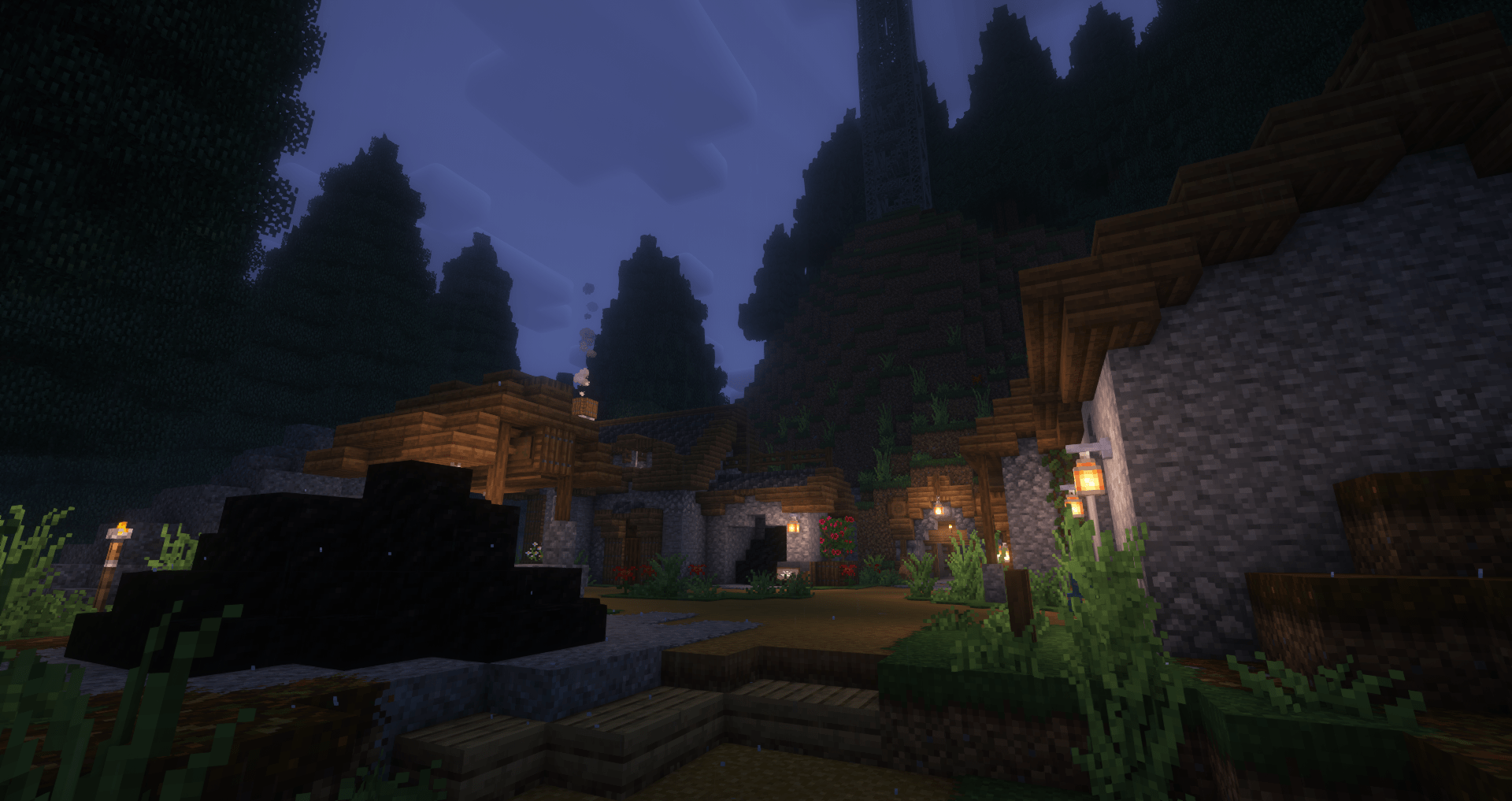 Thumbnail Miner's place at night