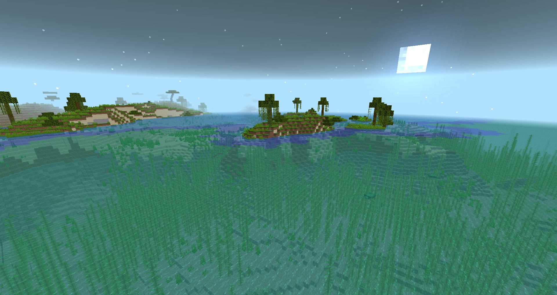 Thumbnail TA and KF biomes at night. (With night vision.)