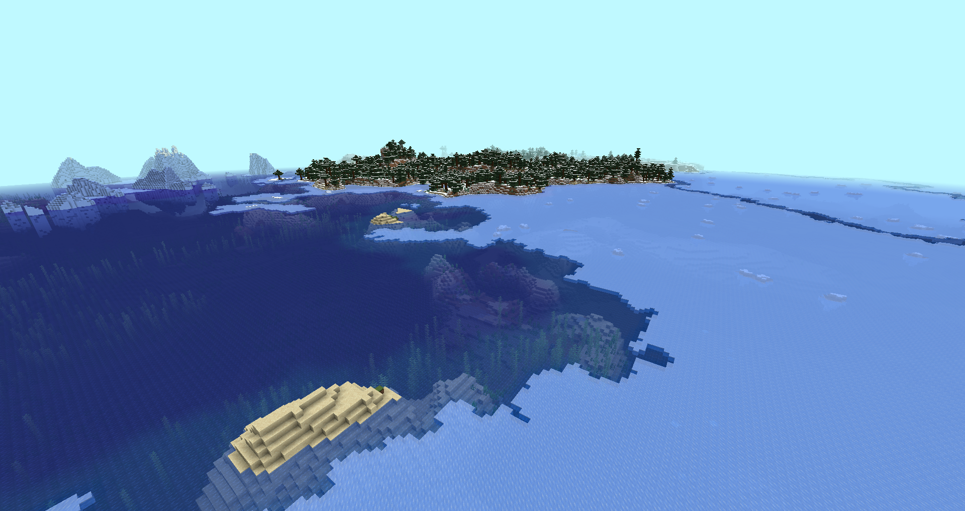 Thumbnail Showing off some cold ocean biomes. Note that the mod doesn't replace any biomes.