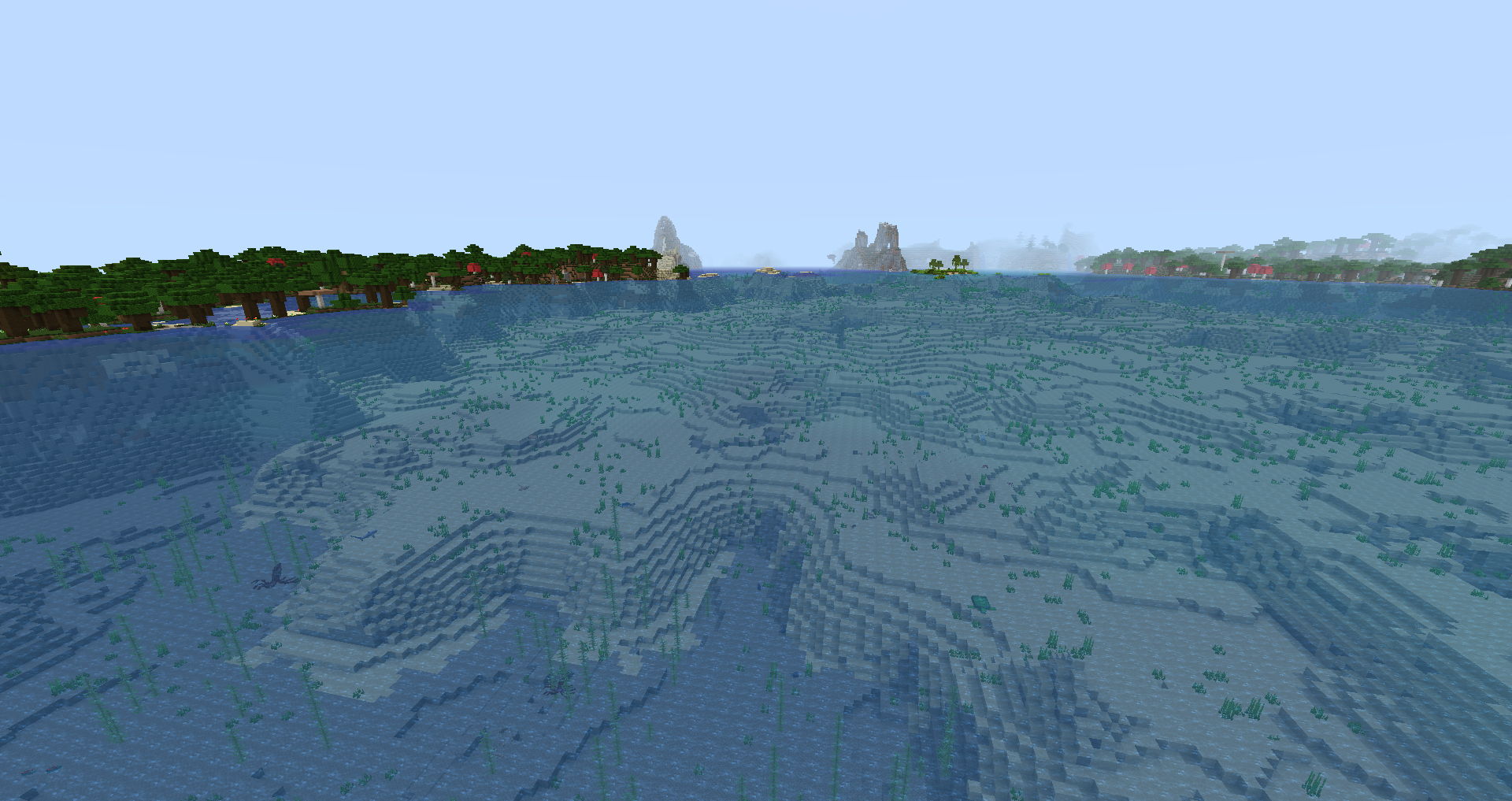 Thumbnail Showing off a large stretch of ocean. (With night vision.)